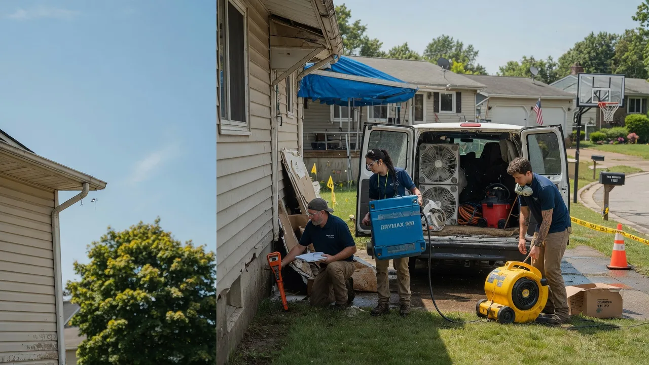 Ceiling Leak Cleanup in Trenton, MI near me