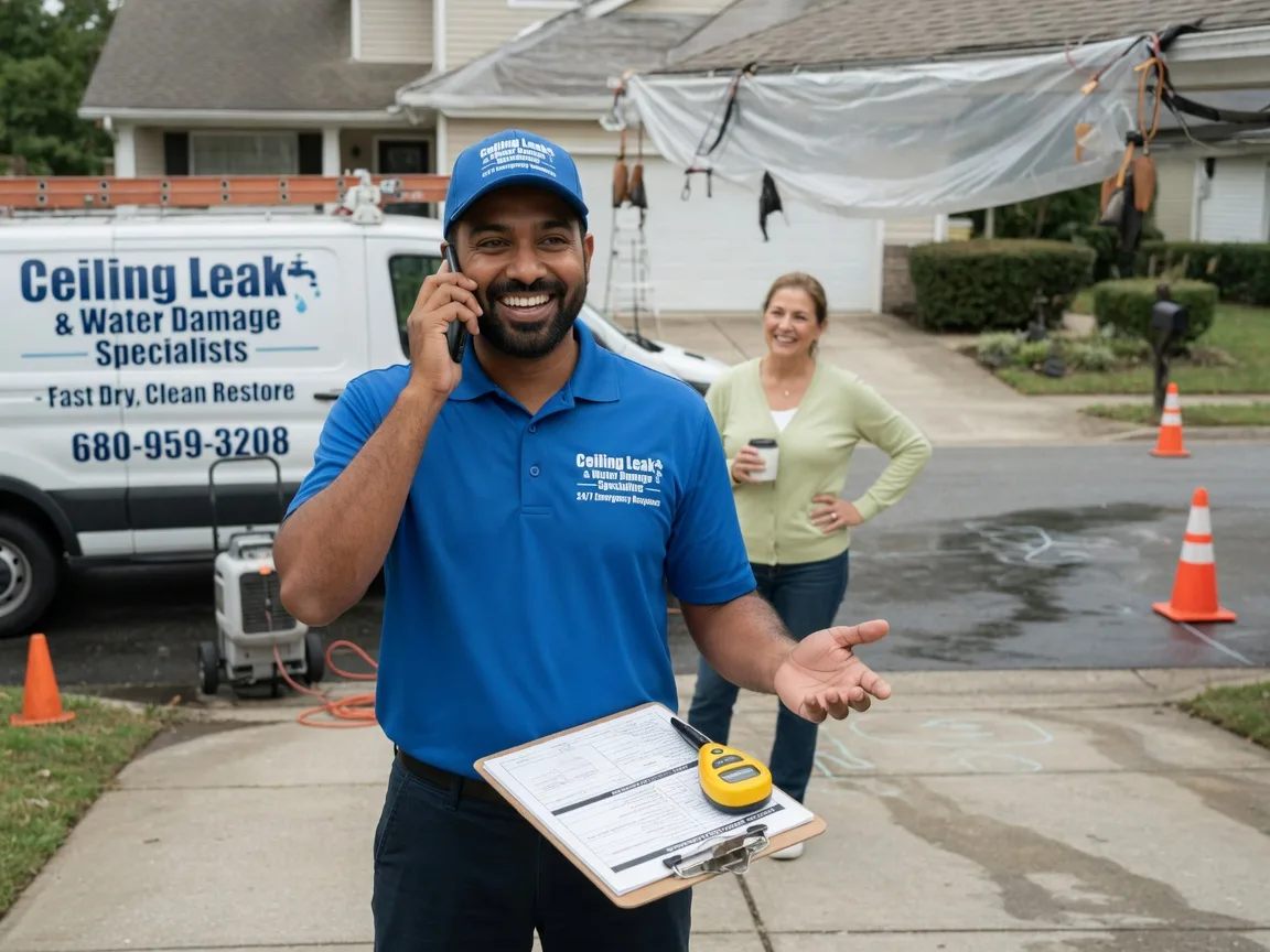Ceiling Leak Cleanup Trenton, MI FAQs